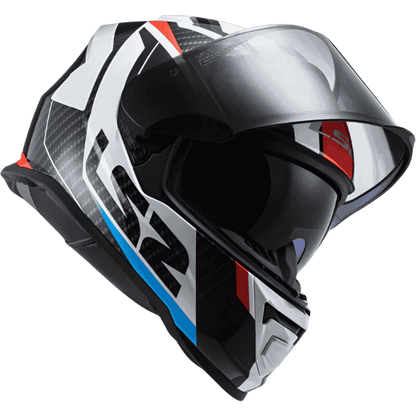 motorcycle LS2 racer carbon finish helmet FF800