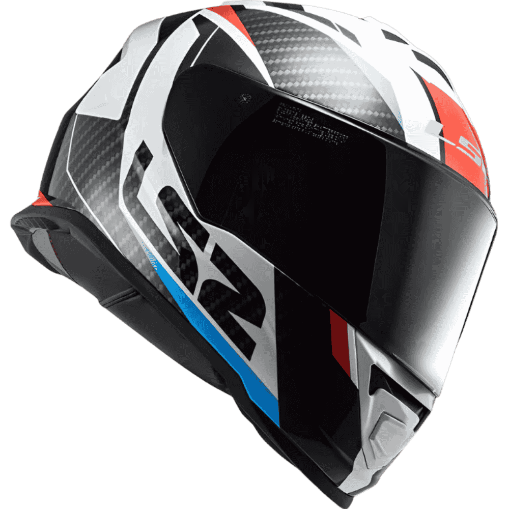 motorcycle LS2 racer carbon finish helmet FF800
