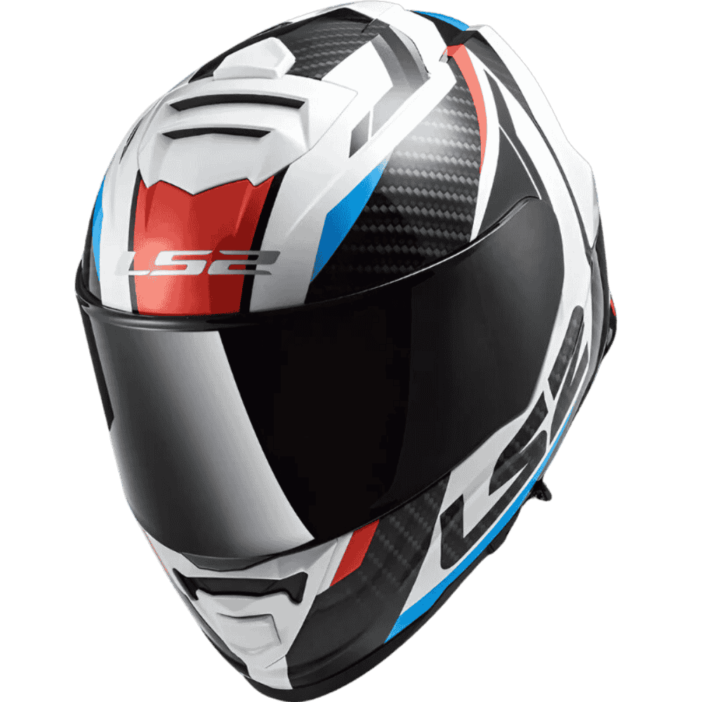motorcycle LS2 racer carbon finish helmet FF800