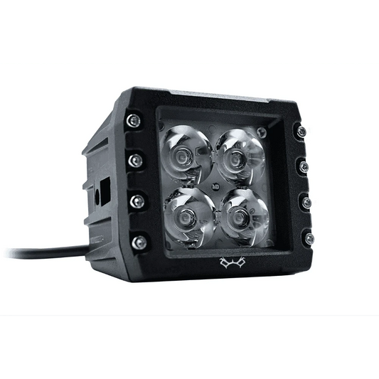 motorcycle square black fog/aux lights for adventure touring