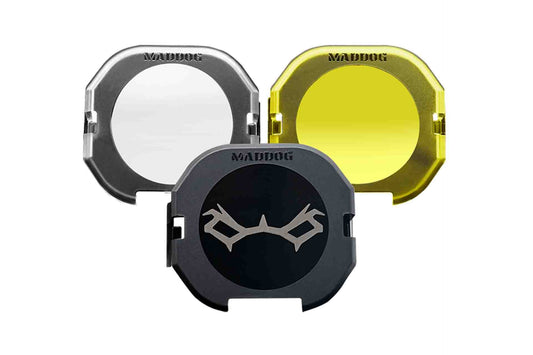 Motorcycle fog/aux light filters for maddog scout / scout-x
