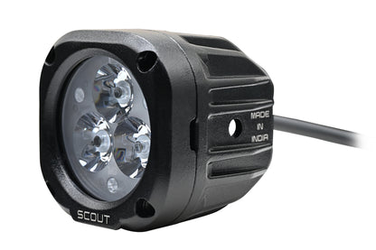 Motorcycle fog/aux light square case 2800 lumens