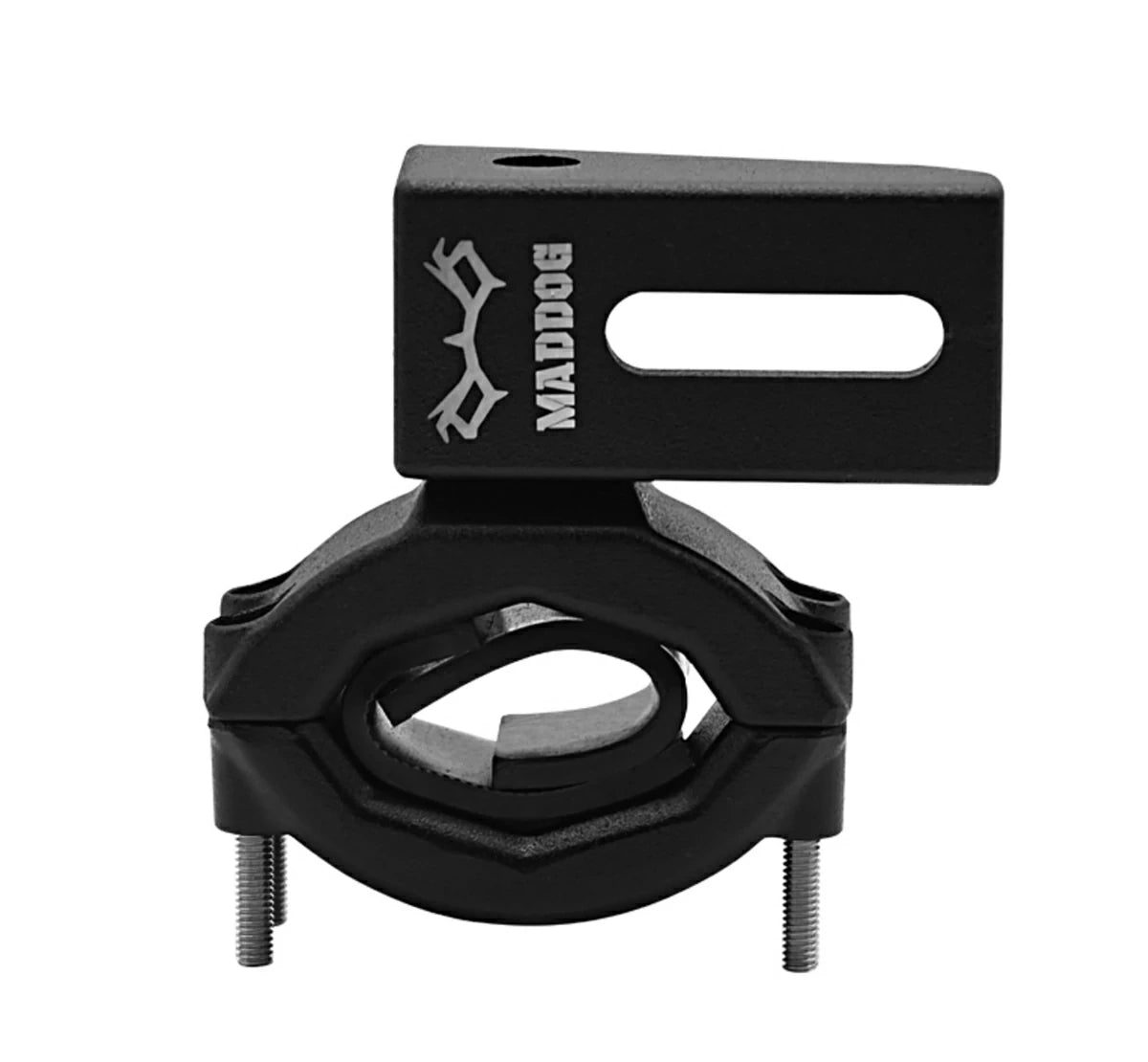 Motorcycle Universal aux / fog light mount black by maddog lights