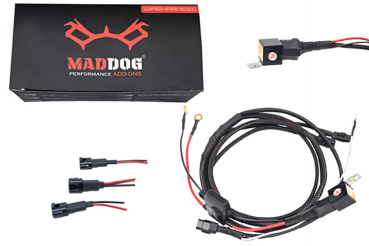 Fog light  wire harness for maddog lights and others 