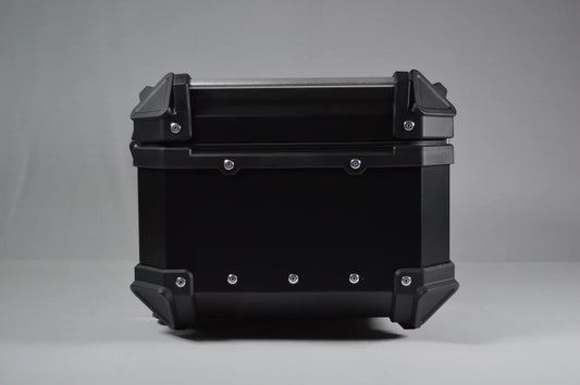 Motorcycle luggage top box black with aluminium built 35 litres