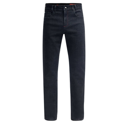 Motorcycle riding denim with armalith tough denim D3O armour dark blue colour 