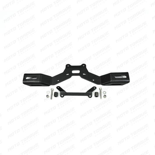 Motorcycle fog / aux light mount for bear 650 black