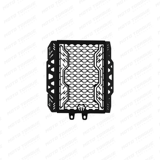 Motorcycle radiator guard black for royal enfield bear 650