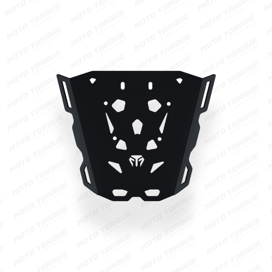 Motorcycle luggage top carrier black for royal enfield bear 650 