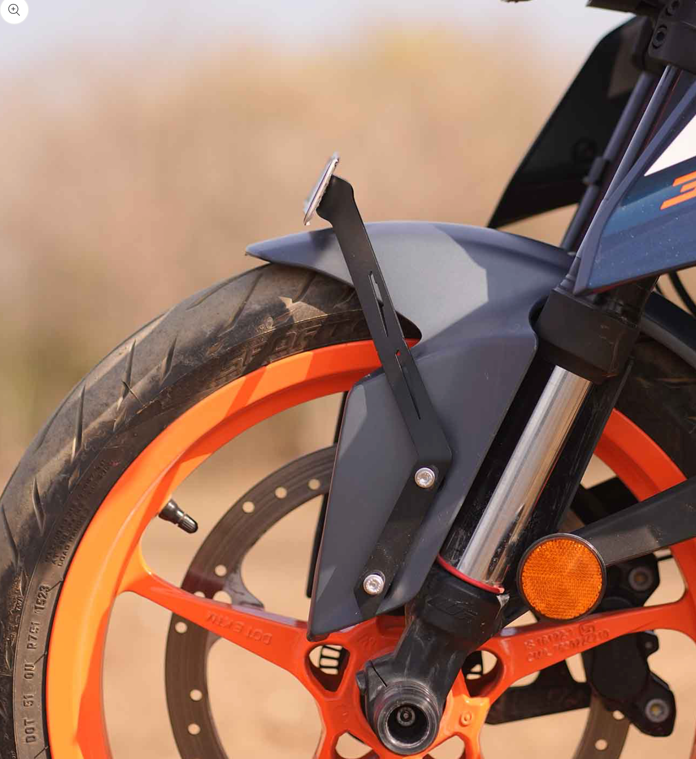Motorcycle number plate holder black for ktm duke 250/390 