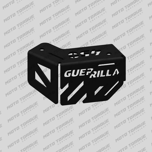 Motorcycle front master cylinder / break fluid guard mild steel for royal enfield guerilla 450