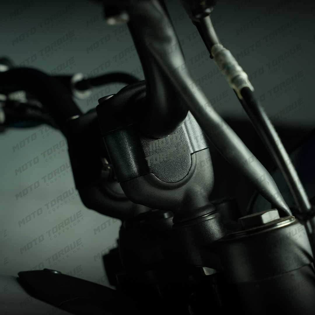 Motorcycle black handlebar riser for royal enfield guerilla 450