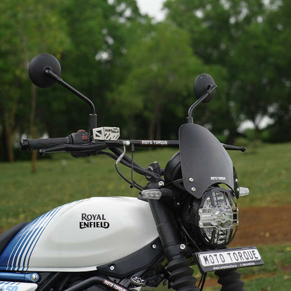 Motorcycle black handlebar for royal enfield guerilla 450