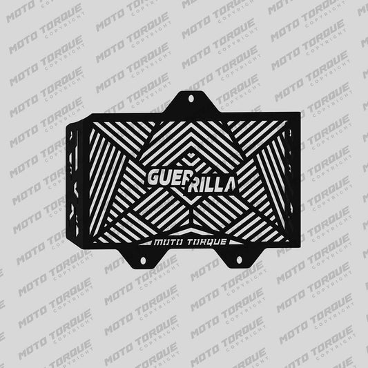 Motorcycle black radiator guard for royal enfield guerilla 450