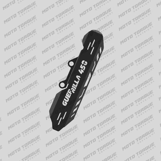 Motorcycle rear master cylinder / break liquid protector black for royal enfield guerilla 450