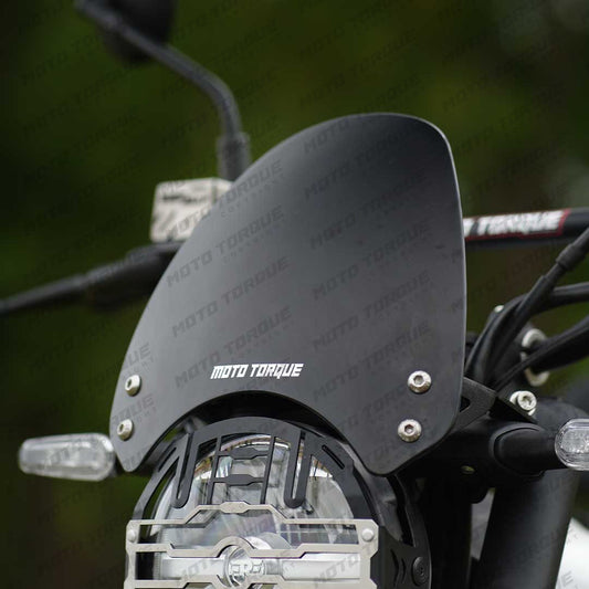 Motorcycle windshield / visor dark smoke for royal enfield guerilla 450 