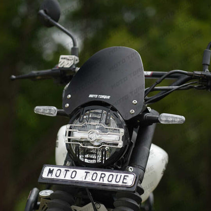 Motorcycle windshield / visor dark smoke for royal enfield guerilla 450 