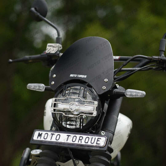 Motorcycle windshield / visor dark smoke for royal enfield guerilla 450 