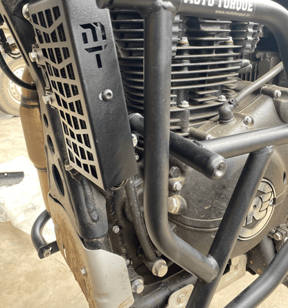 Motorcycle black radiator guard for royal enfield himalayan 411