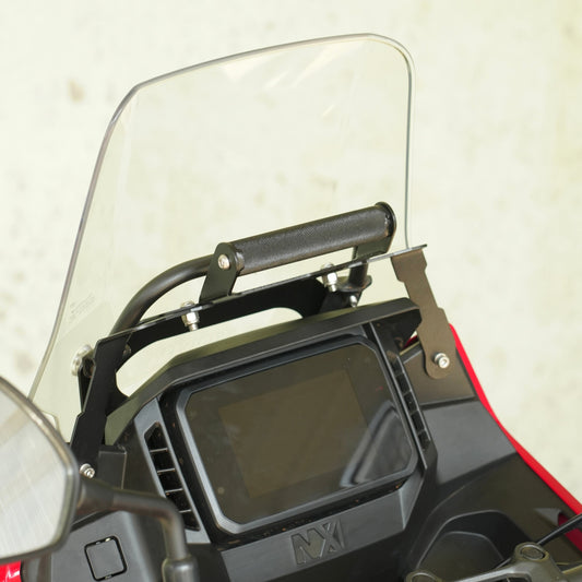 Motorcycle black GPS mount for honda NX500 