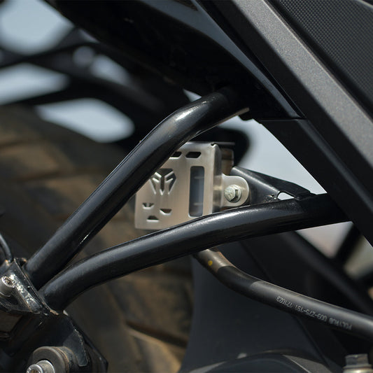 Motorcycle rear reservoir guard steel for honda cb 200 / nx 200 