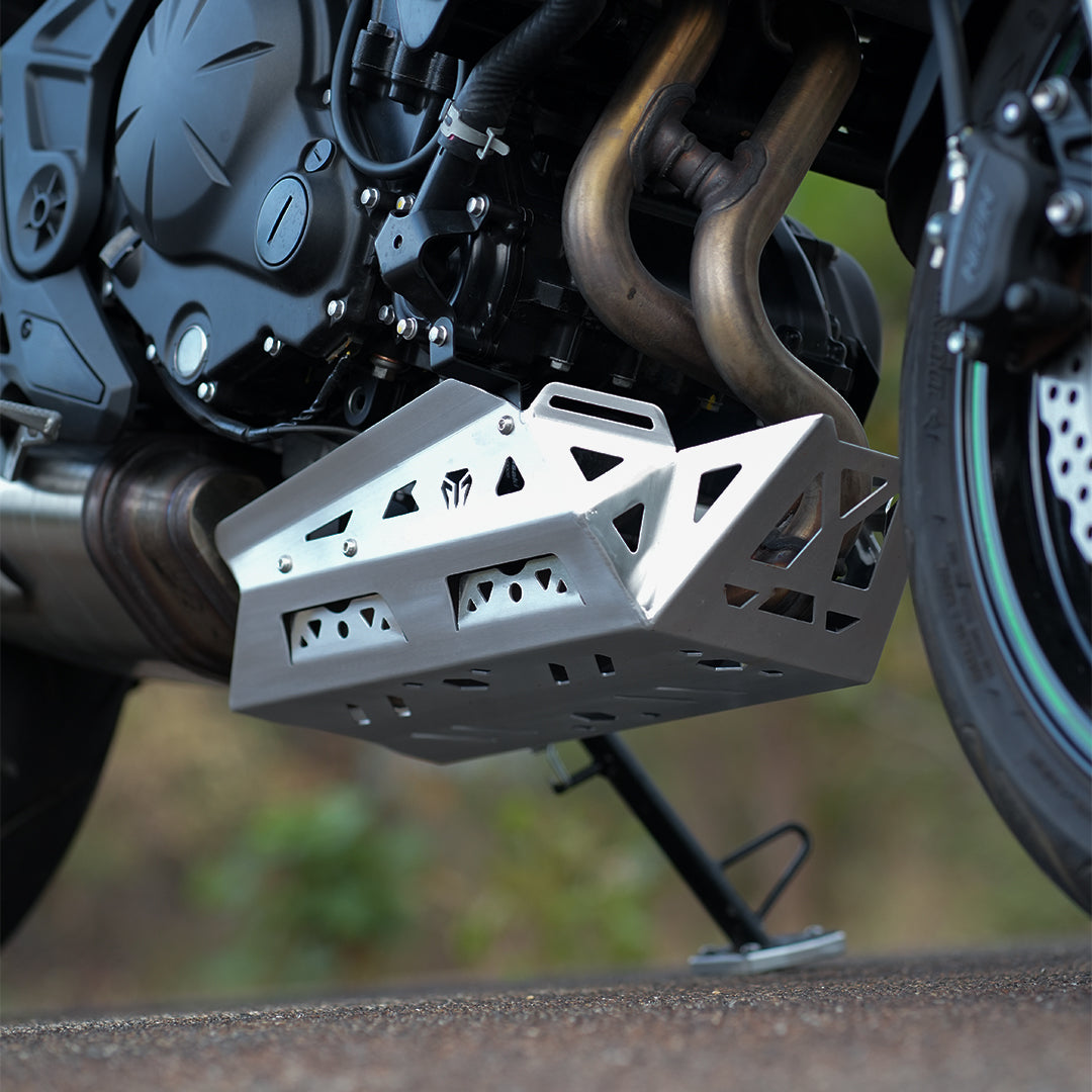 Motorcycle underbelly engine guard aluminium for kawasaki versys 650
