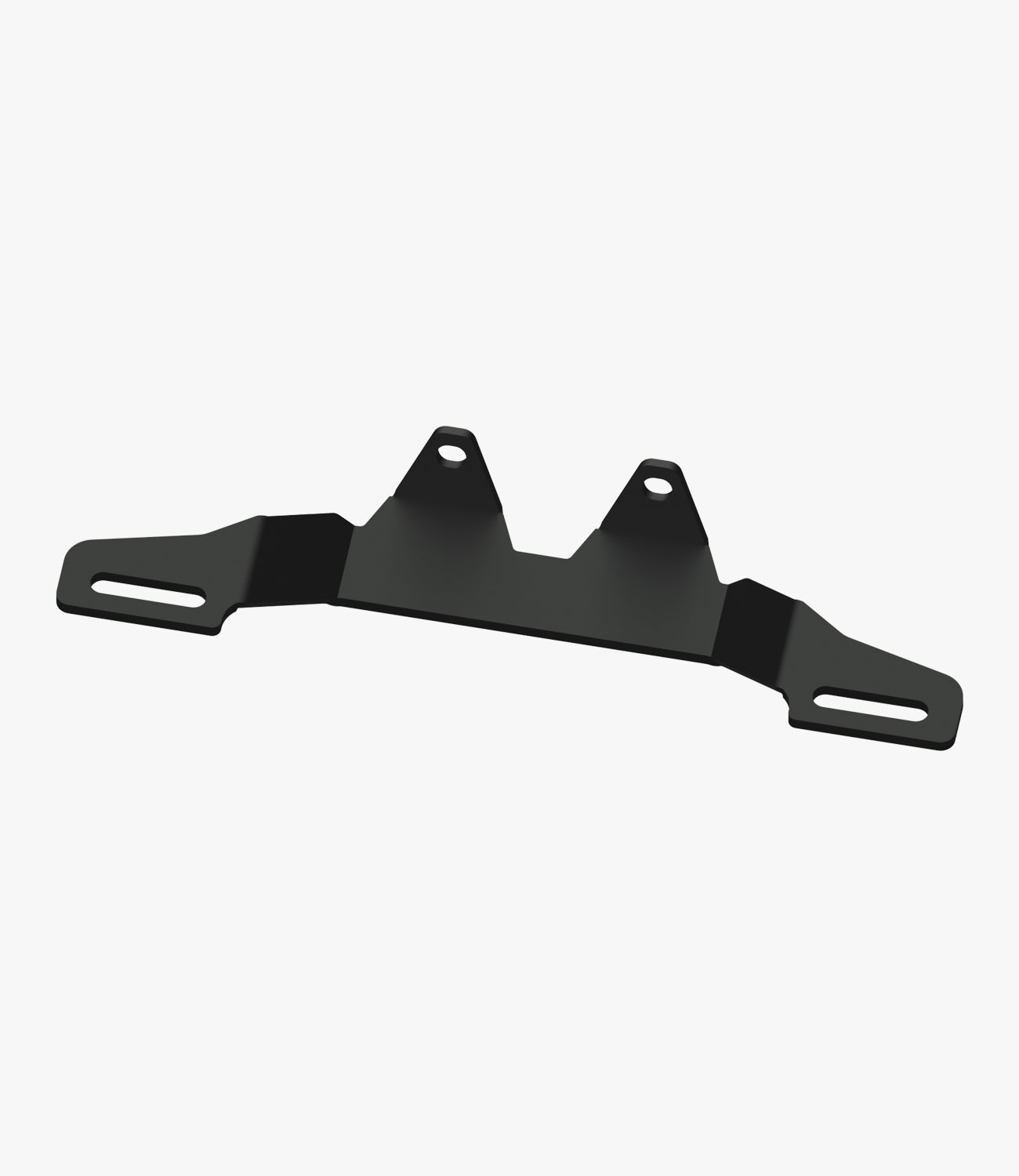 Motorcycle fog light mount black for honda h'ness