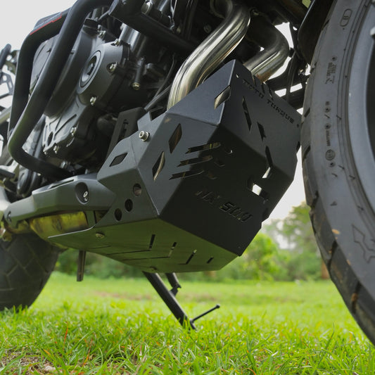 Motorcycle black engine guard for honda nx500