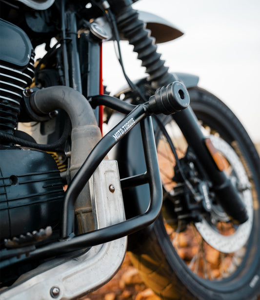 Motorcycle crash guard black for  Jawa yezdi scrambler 