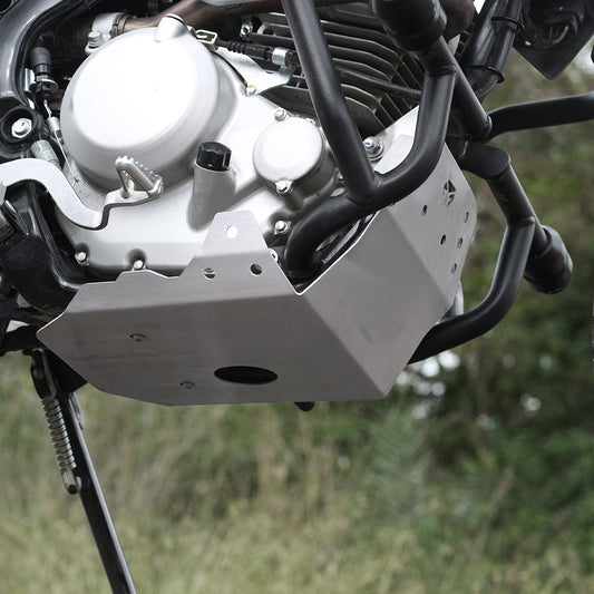 Motorcycle aluminium sump guard lightweight for kawasaki klx 230