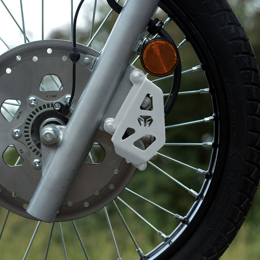 Motorcycle lightweight aluminium front break caliper guard for kawasaki klx 230