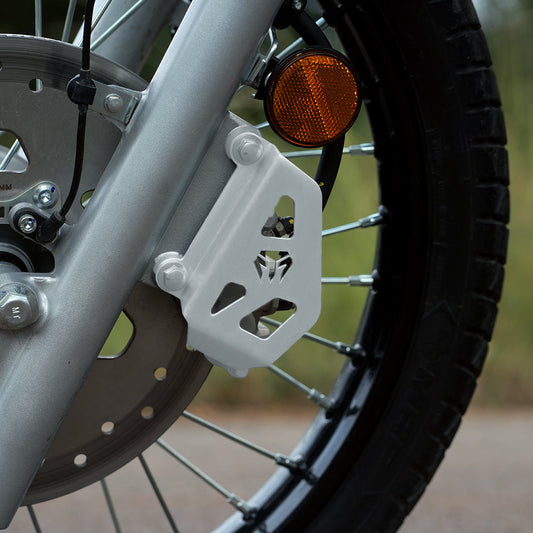 Motorcycle lightweight aluminium front break caliper guard for kawasaki klx 230