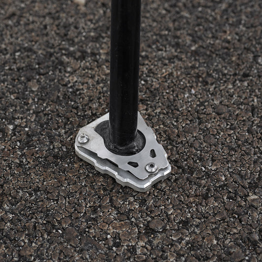 Motorcycle silver tone side stand extender for kawasaki klx 230 