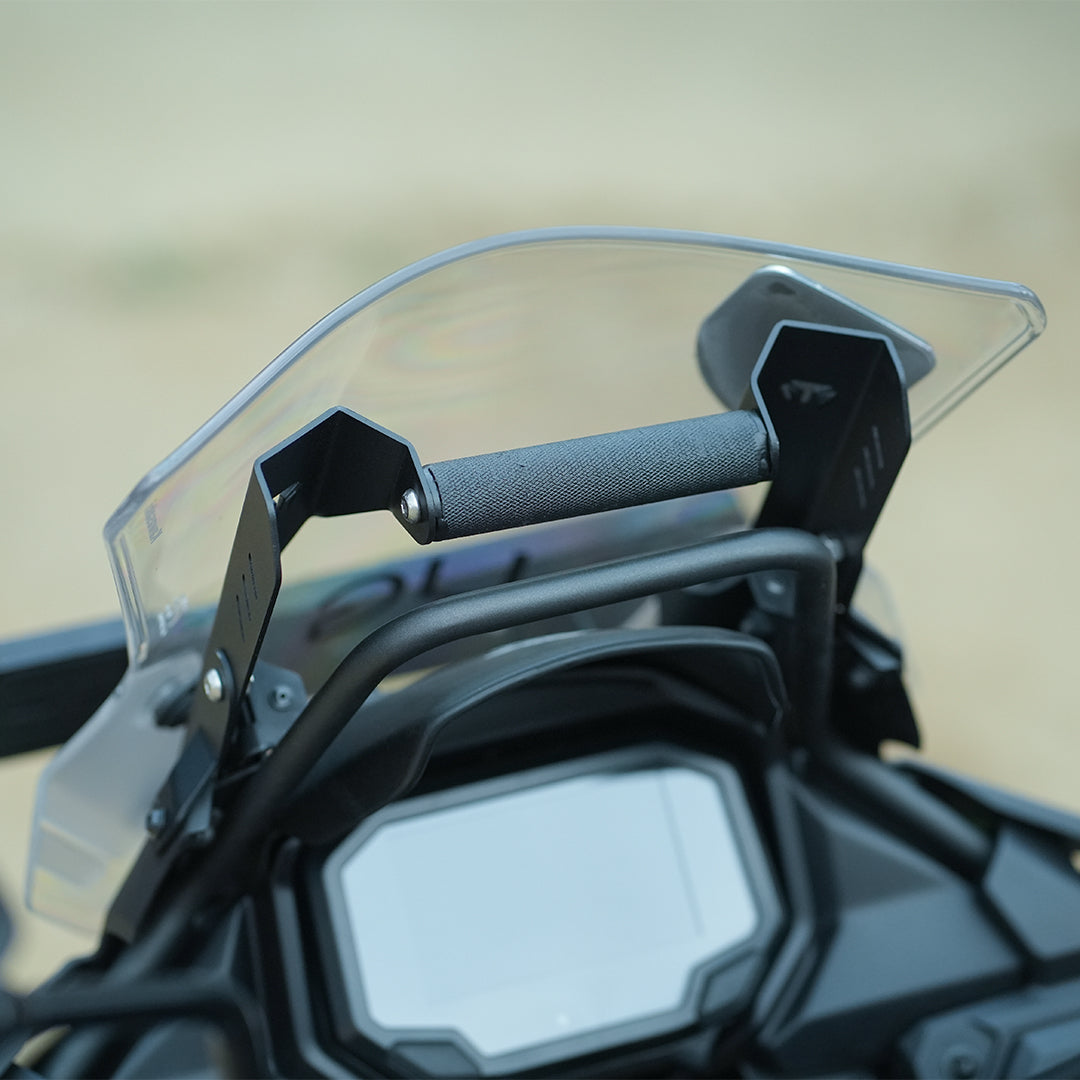 Motorcycle gps mount black for kawasaki versys 650