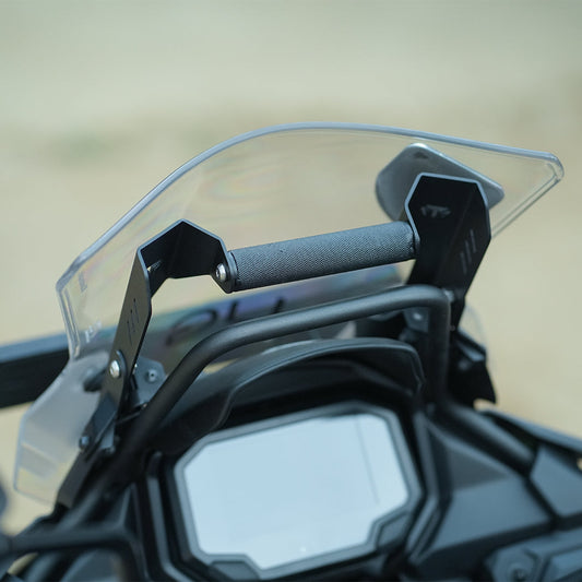 Motorcycle gps mount black for kawasaki versys 650