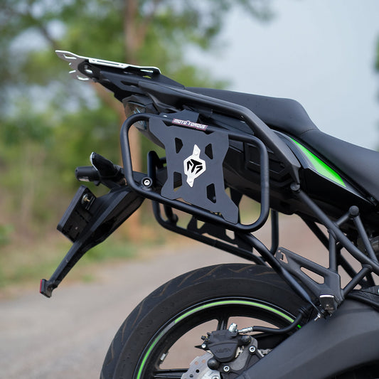 Motorcycle luggage saddle stay black for kawasaki versys 650