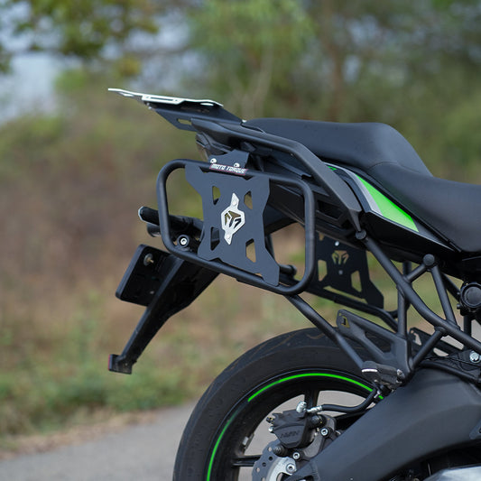 Motorcycle luggage saddle stay black for kawasaki versys 650 side