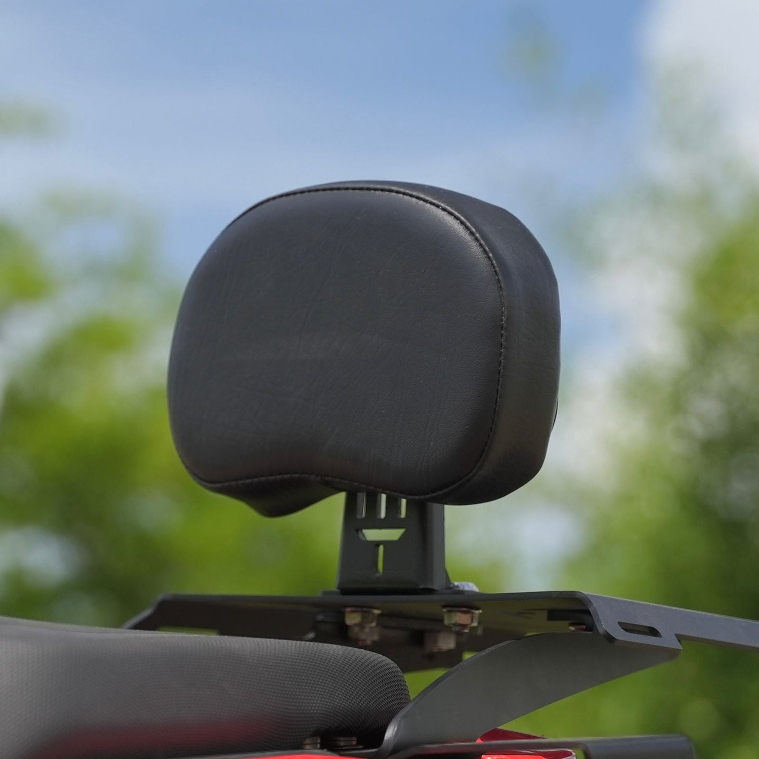 Motorcycle pillion backrest for comfort for bajaj Pulsar NS 400