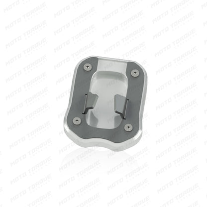 Motorcycle silver side stand extender uneven surface protect for royal enfield bear 650