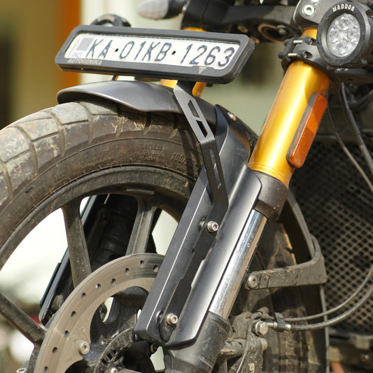 Motorcycle number plate holder for triumph scrambler 400x