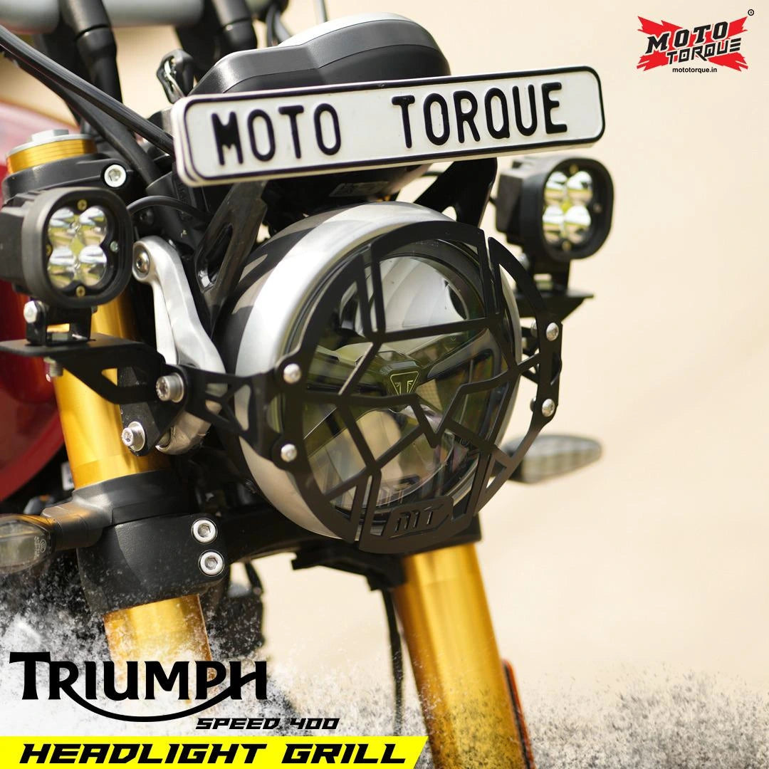 Motorcycle Headlight grill MS Triumph speed 400 