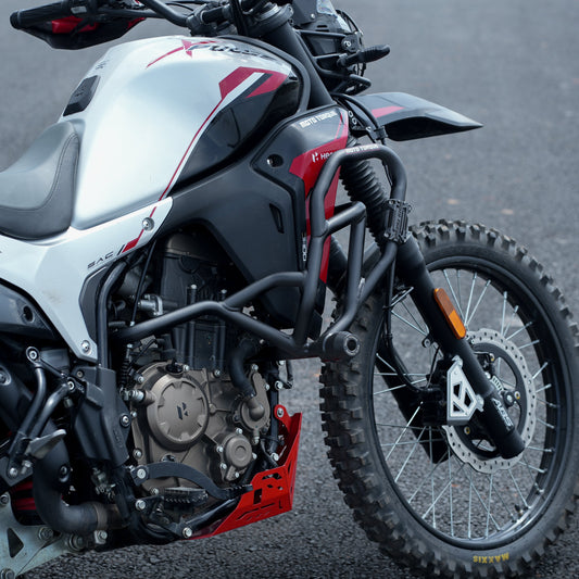 Motorcycle crash guard black for hero xpulse 210