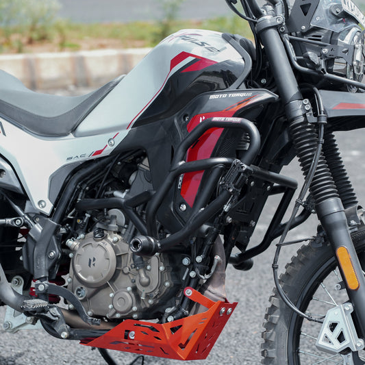 Motorcycle crash guard black for hero xpulse 210