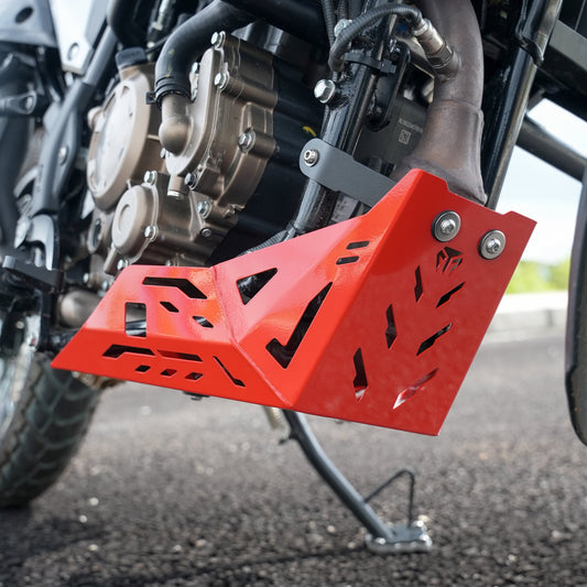 Motorcycle engine guard red for hero xpulse 210