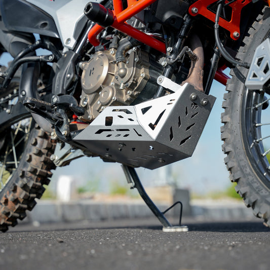 Motorcycle engine guard silver for hero xpulse 210