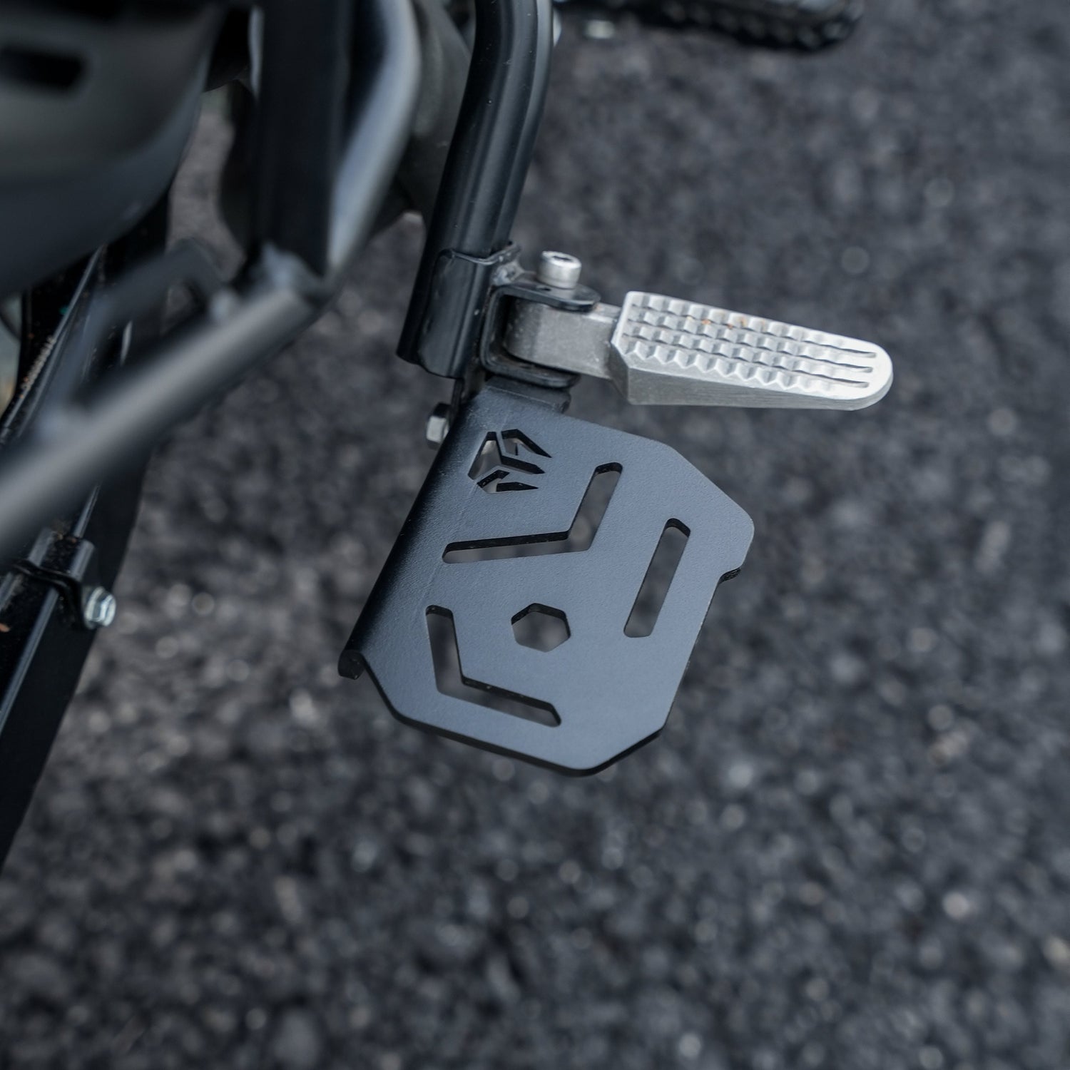 Motorcycle footrest black for pillion for hero xpulse 210