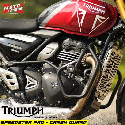 Motorcycle crash guard for Triumph Speed 400