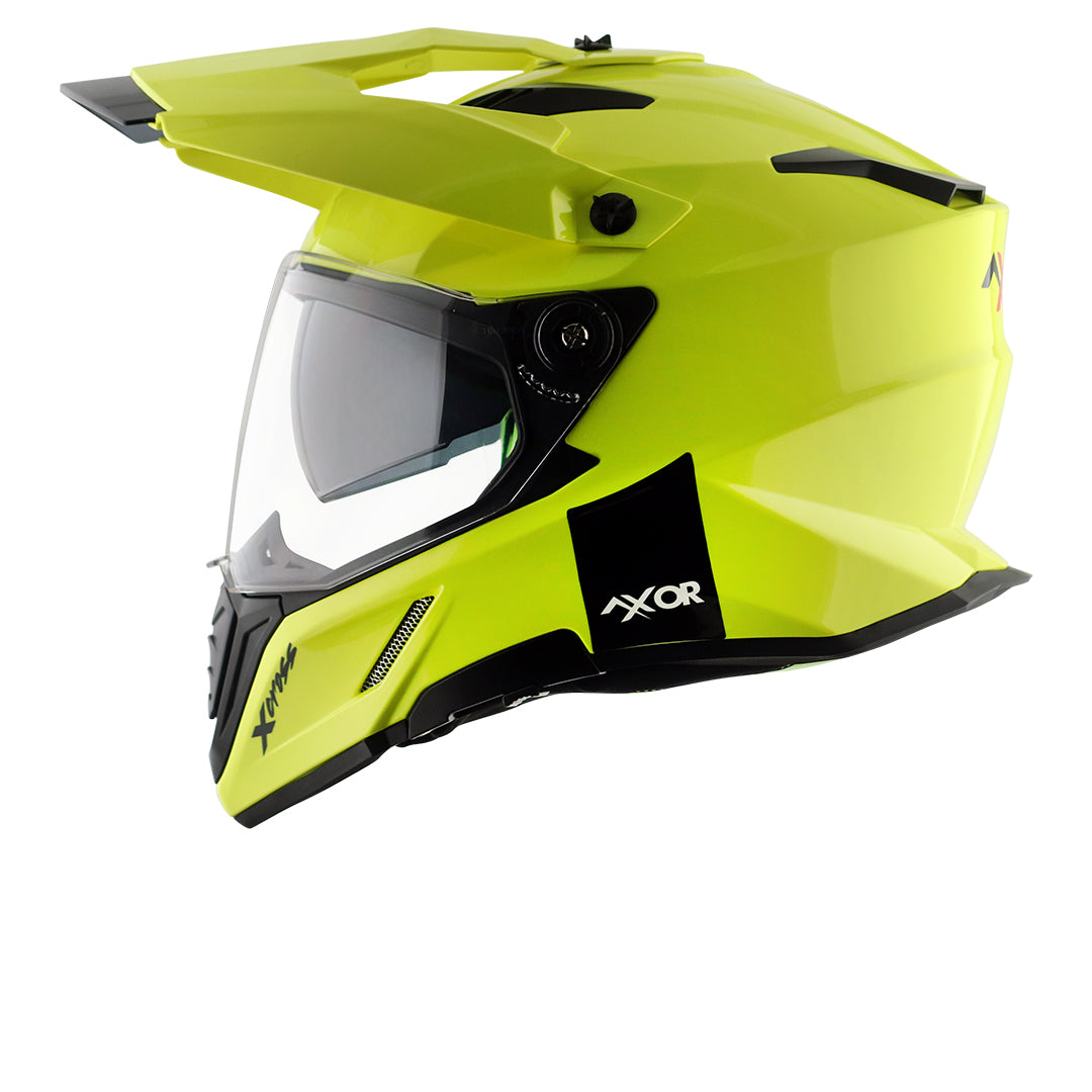 Axor X-Cross (Dual Visor) - ADV Helmet Neon Yellow