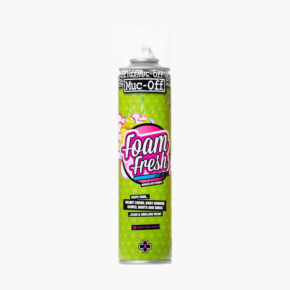 Muc-Off Foam Fresh 400ml | Helmet Liner & Gear Cleaner – Motogear ...