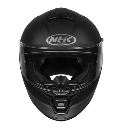 Motorcycle full face matte black helmet